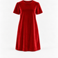 Vestido sencillo de terciopelo para adulto