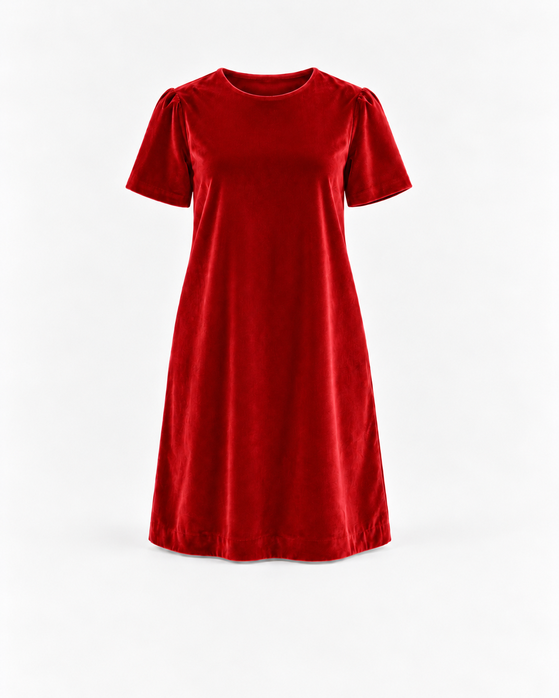 Vestido sencillo de terciopelo para adulto