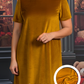 Vestido de veludo para adulto