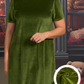 Vestido de veludo para adulto