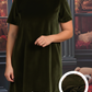 Vestido de veludo para adulto