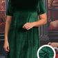 Vestido de veludo para adulto