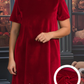 Vestido de veludo para adulto