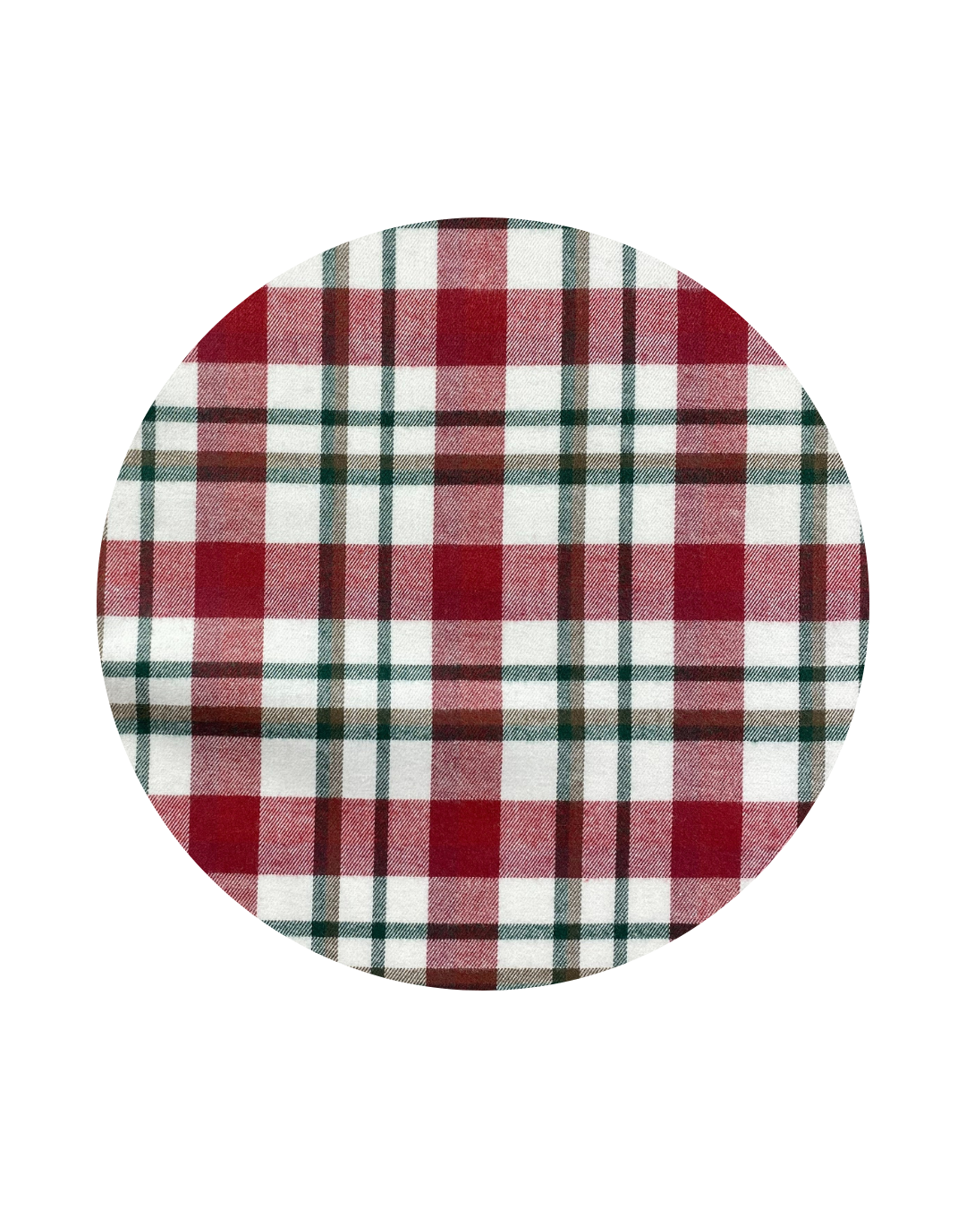 Camisa em tartan xadrez com elástico nos punhos