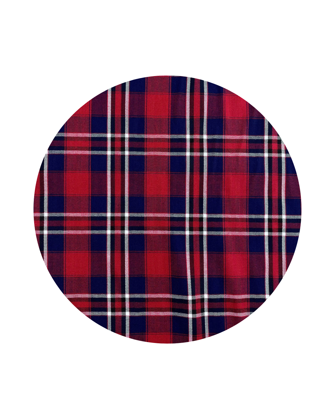 Laço em tartan xadrez